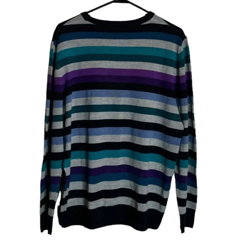 NWT TRICOTS ST RAPHAEL Striped Sweater size Large
